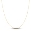 Thumbnail Image 1 of Solid Paperclip Chain Necklace 18K Yellow Gold 18" 1.7mm