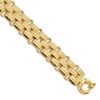 Men's Woven Link Chain Bracelet 14K Yellow Gold 8"