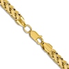 Thumbnail Image 2 of Semi Hollow Round Wheat Chain Necklace 14K Yellow Gold 24" 5mm