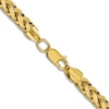 Thumbnail Image 3 of Semi-Solid Round Wheat Chain Necklace 14K Yellow Gold 24" 5mm
