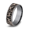 Thumbnail Image 2 of Forest Wedding Band Tantalum/14K Rose Gold 7.5mm