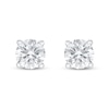 Thumbnail Image 2 of Lab-Created Diamond Solitaire Earrings 3/4 ct tw Round 14K White Gold (SI2/F)