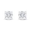 Thumbnail Image 3 of Lab-Grown Diamond Solitaire Earrings 3/4 ct tw Round 14K White Gold (SI2/F)