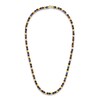 Thumbnail Image 1 of 1933 by Esquire Men's Natural Tiger's Eye Necklace 18K Yellow Gold-Plated Sterling Silver 28"