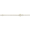 Thumbnail Image 4 of Personalized High-Polish Flower Pendant Necklace Diamond Accent 14K Yellow Gold 18"