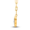Thumbnail Image 2 of Kallati Diamond Clover Necklace 1/5 ct tw Round 14K Yellow Gold 18&quot;