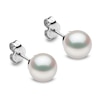 Thumbnail Image 1 of Yoko London White Akoya Cultured Pearl Stud Earrings 18K White Gold