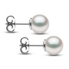 Thumbnail Image 2 of Yoko London White Akoya Cultured Pearl Stud Earrings 18K White Gold