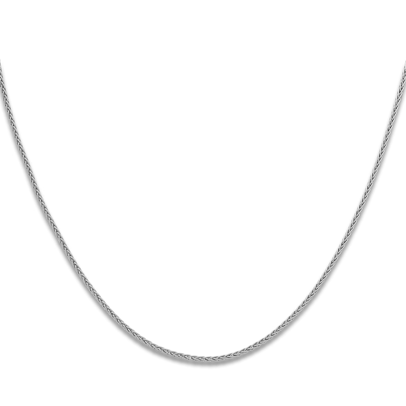 Main Image 1 of High-Polish Wheat Chain Necklace Platinum 18" 2.0mm