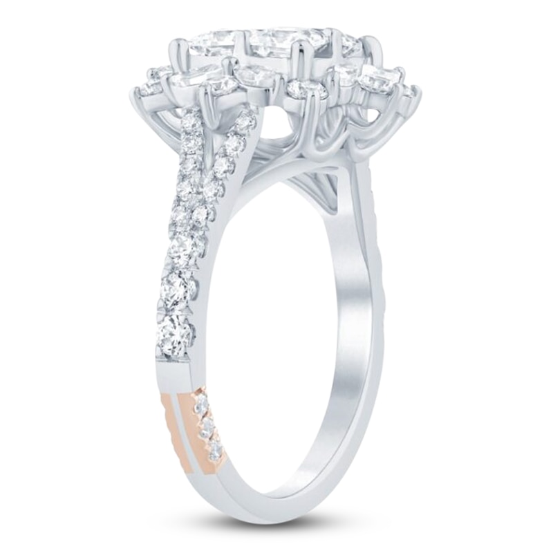 Main Image 2 of Pnina Tornai Diamond Princess-Cut Quad Engagement Ring 2-1/3 ct tw 14K White Gold