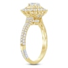 Thumbnail Image 2 of Pnina Tornai Oval-Cut Diamond Starburst Halo Engagement Ring 1-1/2 ct tw 14K Yellow Gold