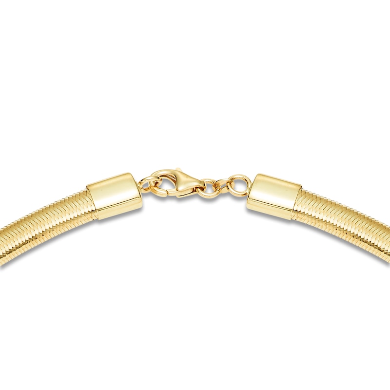 Main Image 3 of Italia D'Oro Stretch Necklace 14K Yellow Gold 18"