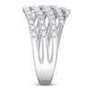 Thumbnail Image 3 of Shy Creation Diamond Multi-Row Bypass Wrap Ring 7/8 ct tw 14K White Gold SC55027073