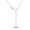Thumbnail Image 2 of Yoko London Akoya Cultured Pearl & Diamond Station Necklace 1/15 ct tw 18K White Gold 18"