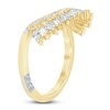 Thumbnail Image 2 of Pnina Tornai Baguette, Marquise & Round-Cut Diamond Contour Anniversary Ring 3/4 ct tw 14K Yellow Gold