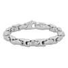Thumbnail Image 1 of Men's Puffed Mariner Chain Bracelet Stainless Steel 9"