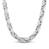 Thumbnail Image 1 of Men's Puffed Mariner Chain Necklace Stainless Steel 24"