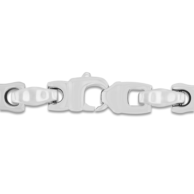 Main Image 3 of Men's Puffed Mariner Chain Necklace Stainless Steel 24"