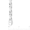 Thumbnail Image 4 of Men's Puffed Mariner Chain Necklace Stainless Steel 24"