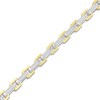 Thumbnail Image 2 of Men's Diamond Link Bracelet 1/3 ct tw Stainless Steel & Yellow Ion Plating 8.5"