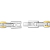 Thumbnail Image 3 of Men's Diamond Link Bracelet 1/3 ct tw Stainless Steel & Yellow Ion Plating 8.5"