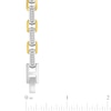 Thumbnail Image 4 of Men's Diamond Link Bracelet 1/3 ct tw Stainless Steel & Yellow Ion Plating 8.5"