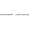 Thumbnail Image 4 of Men's Blue Lab-Created Sapphire Curb Chain Bracelet Sterling Silver 8.5"