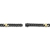 Thumbnail Image 4 of Men's Cuban Chain Bracelet 10mm Black & Yellow Ion-Plated Stainless Steel 8.5"