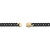 Thumbnail Image 4 of Men's Cuban Chain Bracelet 8mm Black & Yellow Ion-Plated Stainless Steel 8.5"