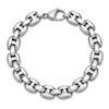 Thumbnail Image 1 of Men's Matte Puff Chain Bracelet 8.5mm Stainless Steel 8.5"