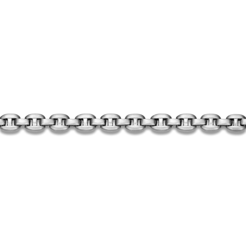 Main Image 3 of Men's Matte Puff Chain Bracelet 8.5mm Stainless Steel 8.5"