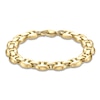 Thumbnail Image 2 of Men's Matte Puff Chain Bracelet 8.5mm Yellow Ion-Plated Stainless Steel 8.5"