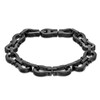 Thumbnail Image 1 of Men's Stirrup Link Chain Bracelet Black Ion-Plated Stainless Steel 8.5"
