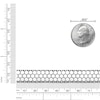 Thumbnail Image 5 of Men's Honeycomb Bracelet Stainless Steel 8"
