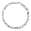 Thumbnail Image 2 of Men's Natural Howlite Bead Bracelet Stainless Steel 8.5"
