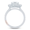 Thumbnail Image 4 of Pnina Tornai Round-Cut Lab-Grown Diamond Halo Engagement Ring 3 ct tw 14K White Gold
