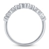 Thumbnail Image 2 of Natural Ruby & Diamond Quatrefoil Ring 1/10 ct tw 14K White Gold