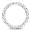 Thumbnail Image 2 of Certified Round-Cut Diamond Eternity Band 2-3/4 - 3-5/8 ct tw 14K White Gold