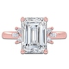 Thumbnail Image 3 of Emerald-Cut Created By Jared Studio Lab-Grown Diamond Engagement Ring 3-1/6 ct tw 14K Rose Gold