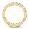 Thumbnail Image 2 of Certified Emerald-Cut Diamond Eternity Band 3-5/8 - 4-5/8 ct tw 14K Yellow Gold