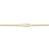 Thumbnail Image 2 of Solid Glitter Rope Chain Necklace 1.6mm 14K Yellow Gold 16"
