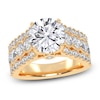 Thumbnail Image 1 of Round-Cut Created By Jared Studio Lab-Grown Diamond Engagement Ring 3-3/4 ct tw 14K Yellow Gold