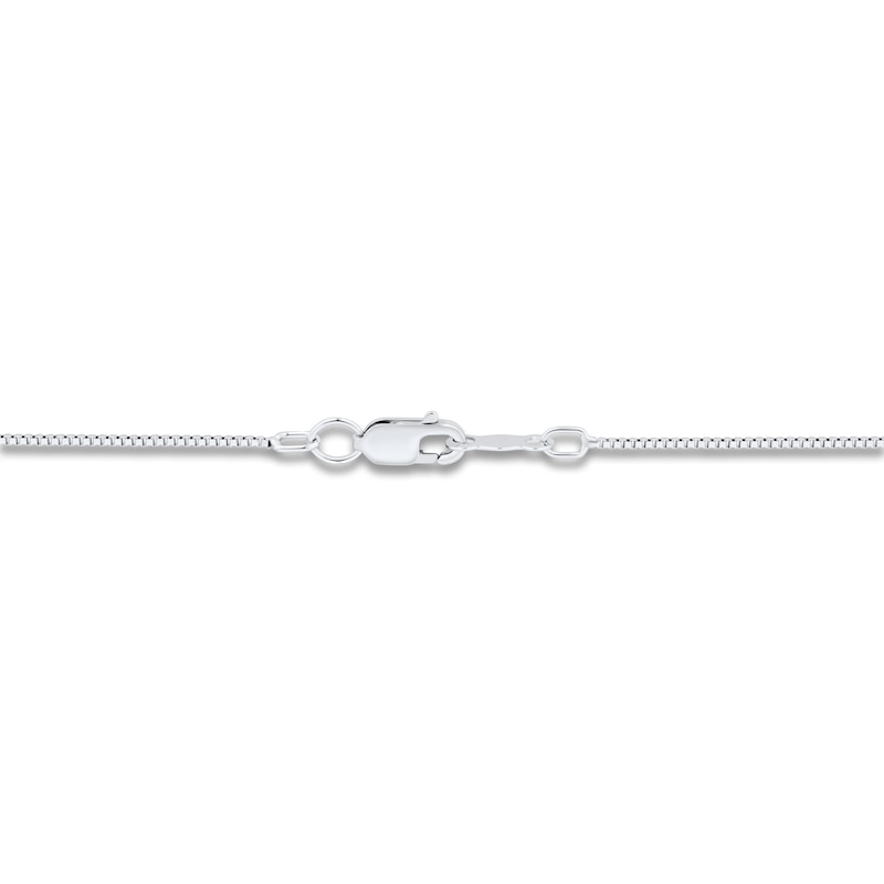 Main Image 4 of Oval-Cut Natural Swiss Blue Topaz Turtle Necklace Sterling Silver 18"