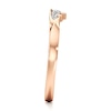Thumbnail Image 3 of J'Lure Lab-Grown Diamond Scalloped Wedding Band 1/8 ct tw 18K Rose Gold