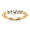 Thumbnail Image 1 of J'Lure Lab-Grown Diamond Scalloped Wedding Band 1/5 ct tw 18K Yellow Gold