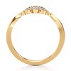 Thumbnail Image 2 of J'Lure Lab-Grown Diamond Scalloped Wedding Band 1/5 ct tw 18K Yellow Gold