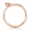 Thumbnail Image 2 of J'Lure Hexagon Brilliant-Cut Lab-Grown Diamond Contour Wedding Band 1/2 ct tw 18K Rose Gold