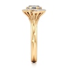 Thumbnail Image 3 of J'Lure Hexagon Step-Cut Lab-Grown Diamond Engagement Ring 2-1/5 ct tw 18K Yellow Gold