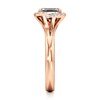 Thumbnail Image 3 of J'Lure Imperial-Emerald Step-Cut Lab-Grown Diamond Engagement Ring 2-1/6 ct tw 18K Rose Gold