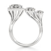 Thumbnail Image 2 of J'Lure Hexagon Step-Cut Lab-Grown Diamond Engagement Ring 3-5/8 ct tw 18K White Gold
